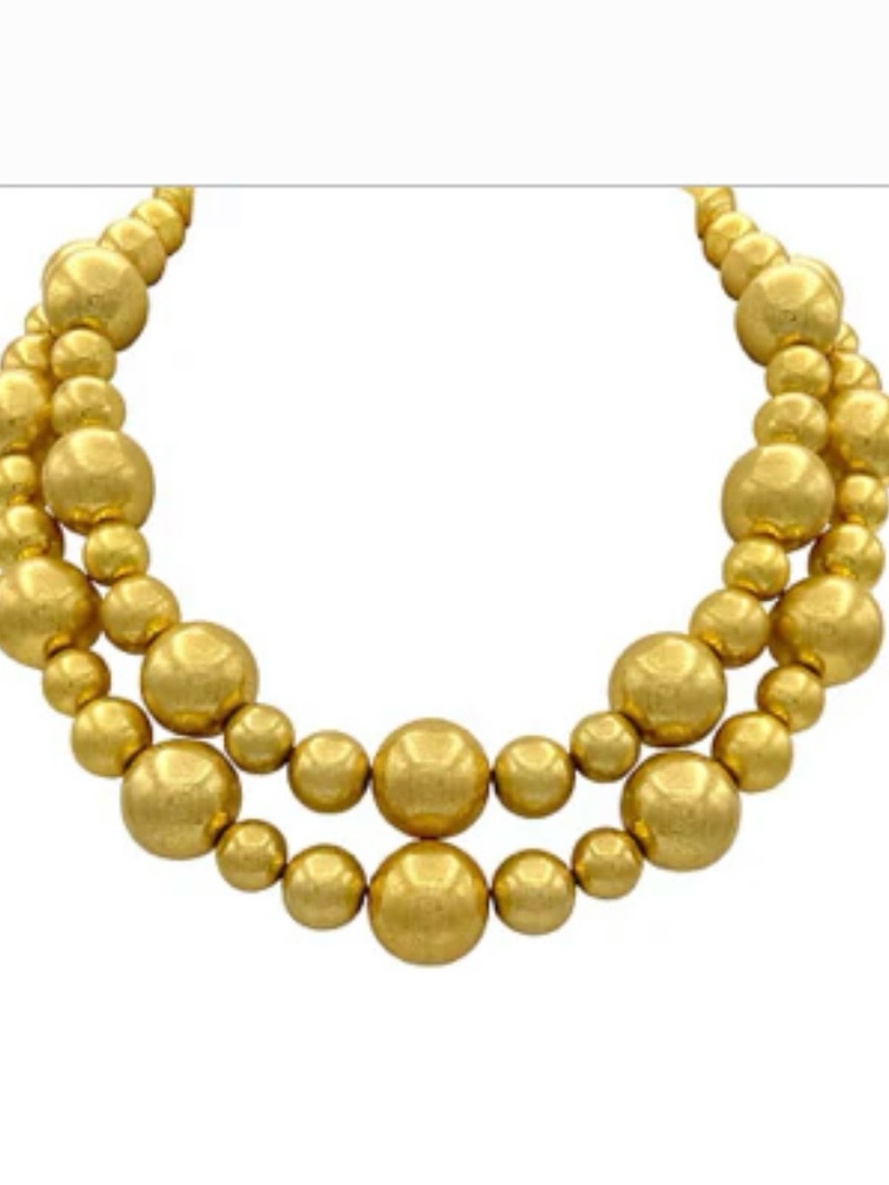 Gold Ball Necklace - Classic Women's Jewelry SOLD OUT ONLINE NWT